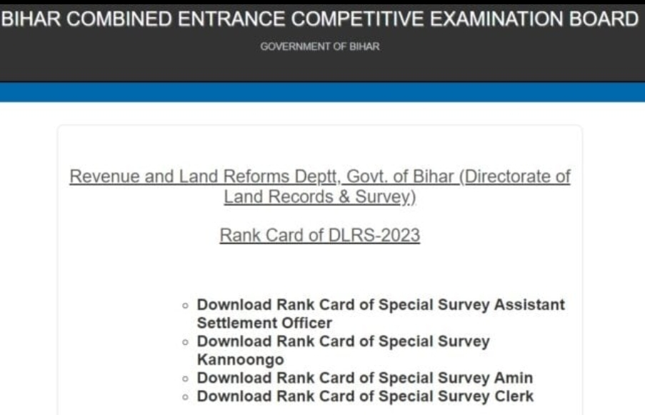 How To Download Bihar LRC Result 2023