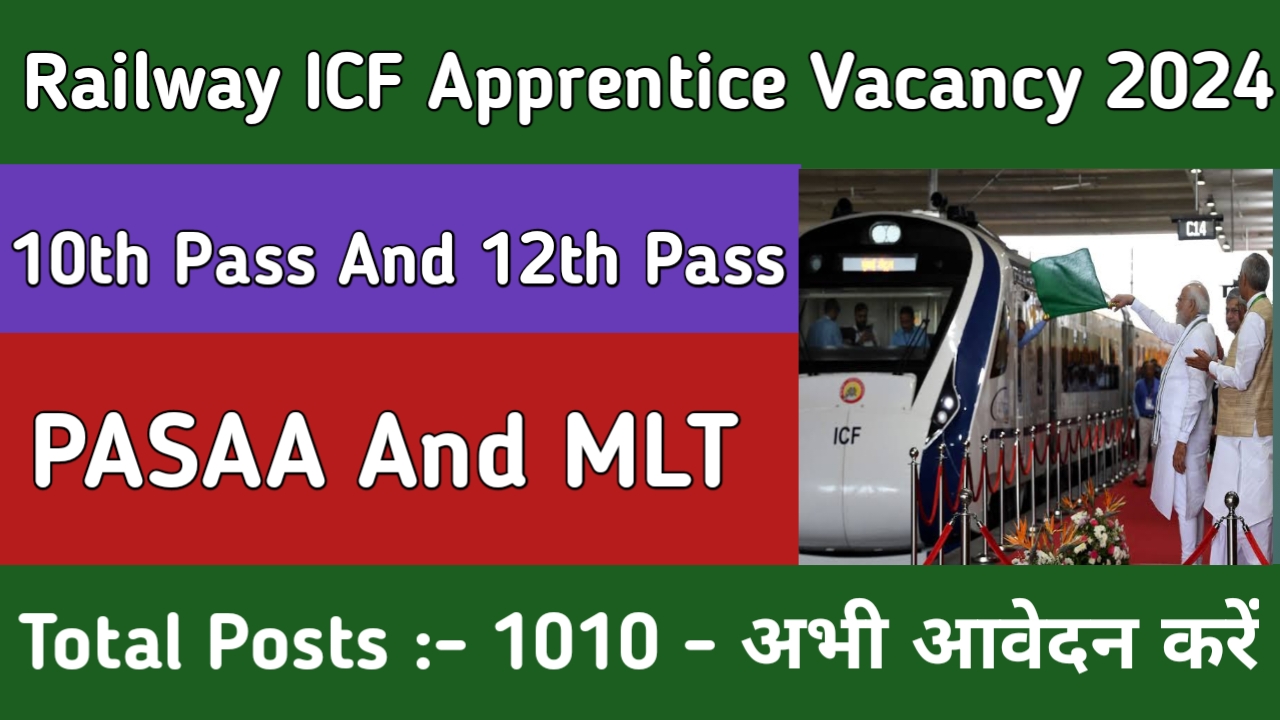 Railway ICF Apprentice Vacancy 2024