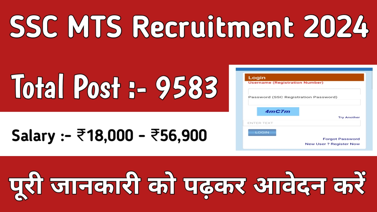 SSC MTS Recruitment 2024